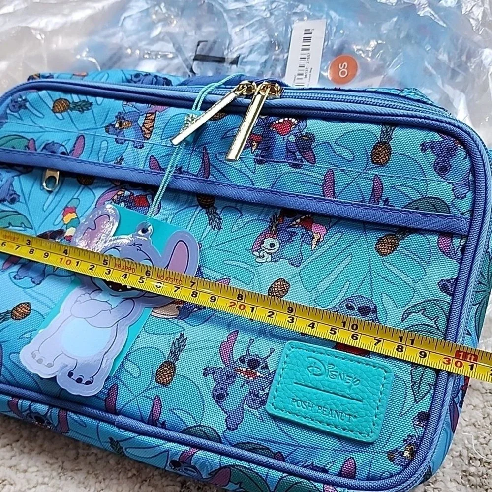 NEW Posh Peanut Small Backpack & Lunchbox Set Kids OS Blue Disney Stitch NWT